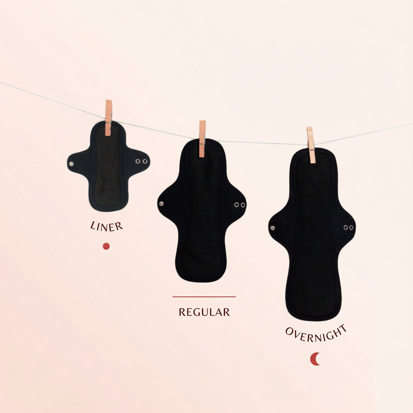Ur Pads | Serviettes Réutilisables Pack de 2